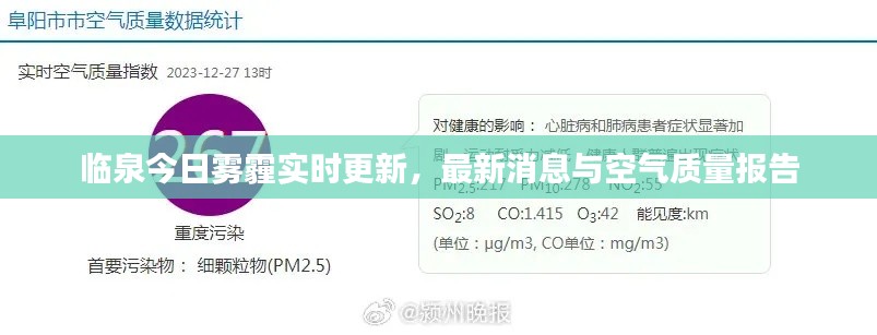 临泉今日雾霾实时更新,最新消息与空气质量报告