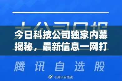今日科技公司独家内幕揭秘，最新信息一网打尽！