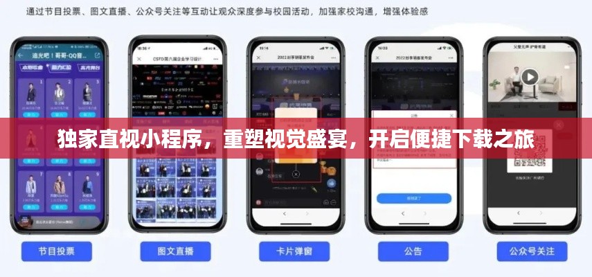 独家直视小程序,重塑视觉盛宴,开启便捷下载之旅